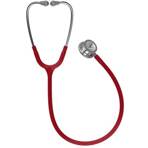 Stetoskop Littmann Classic III – vinröd vändbart