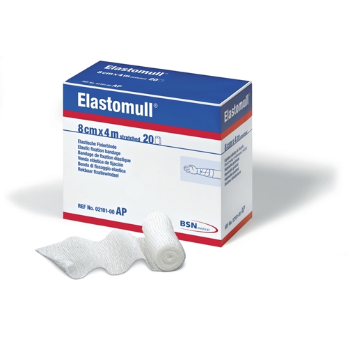 Fixeringsbinda viskos Elastomull – 10cmx4m bom/viskos/PA – 20 st