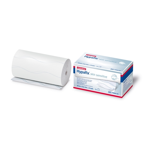 Fixeringshäfta nonwoven Hypafix Sensitive – 10cmx2m silikon
