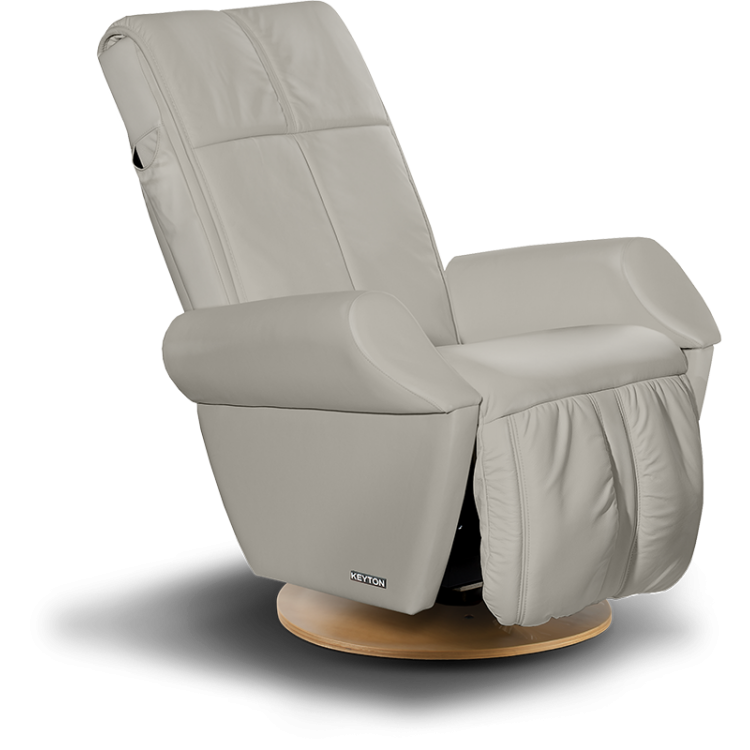 Massagefåtölj – Keyton H10 ROYAL – Finns i 12 färger – Silver grey, Ek