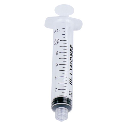 Spruta luerlock 3komp Beroject – 10ml grad 0,5ml centrerad – 100 st