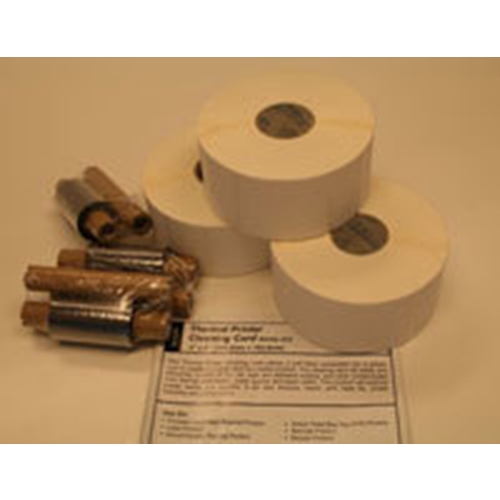 Etikett TTE till Zebra  – 57x30mm inkl reng-kort 3rullar