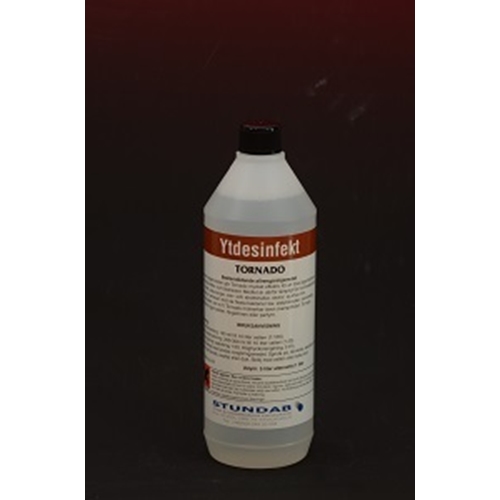 Ytdesinfektion & rengöring Tornado – 1L pH=11,5