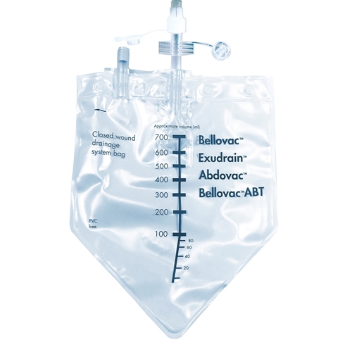 Utbytespåse Exudrain/Bellovac – 700ml – 50 st