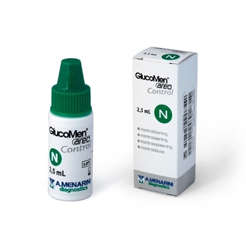 Kontrollösning t glukossticka – GlucoMen Areo Control N