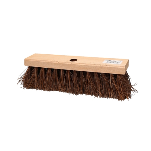 Piassavaborste trärygg – 30cm brun/naturborst