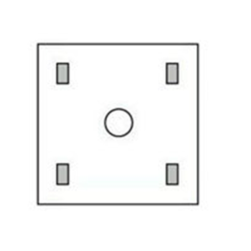 Sårkantsduk Steri-Drape – 90x90cm ringdiameter 9,5 cm – 10 st