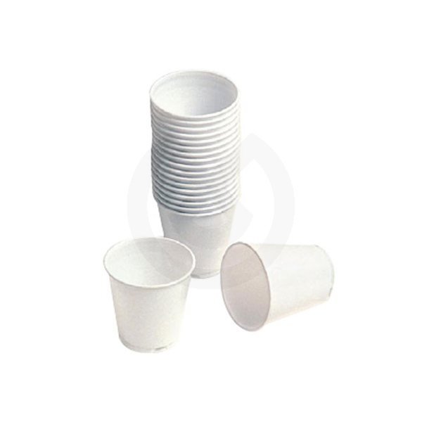 Plastmuggar, vita (3000 st.) – SIN MARCA FIJA