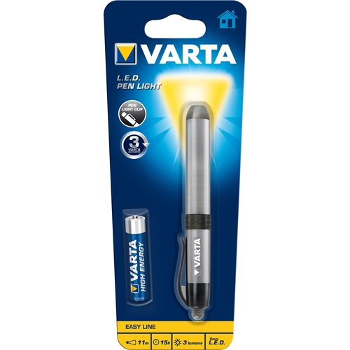 Pennlampa Varta m clips – 11,7cm Aluminium