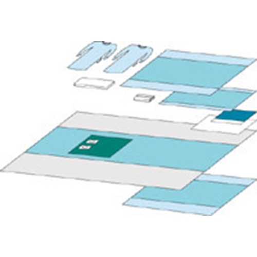Op set Angiografi Barrier – med 2 rockar