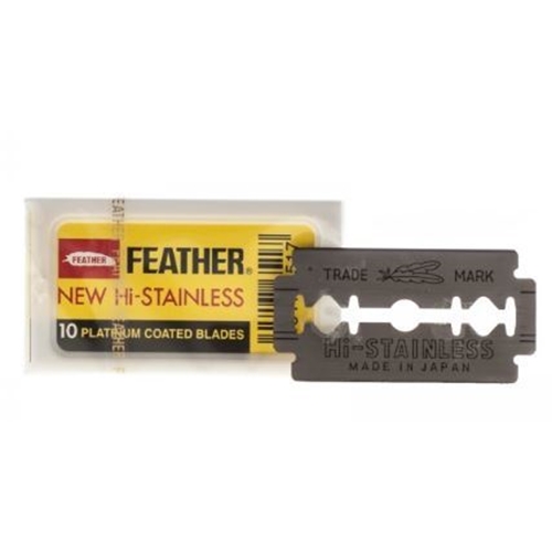 Rakblad Feather – dubbelblad rostfritt stål – 200 st