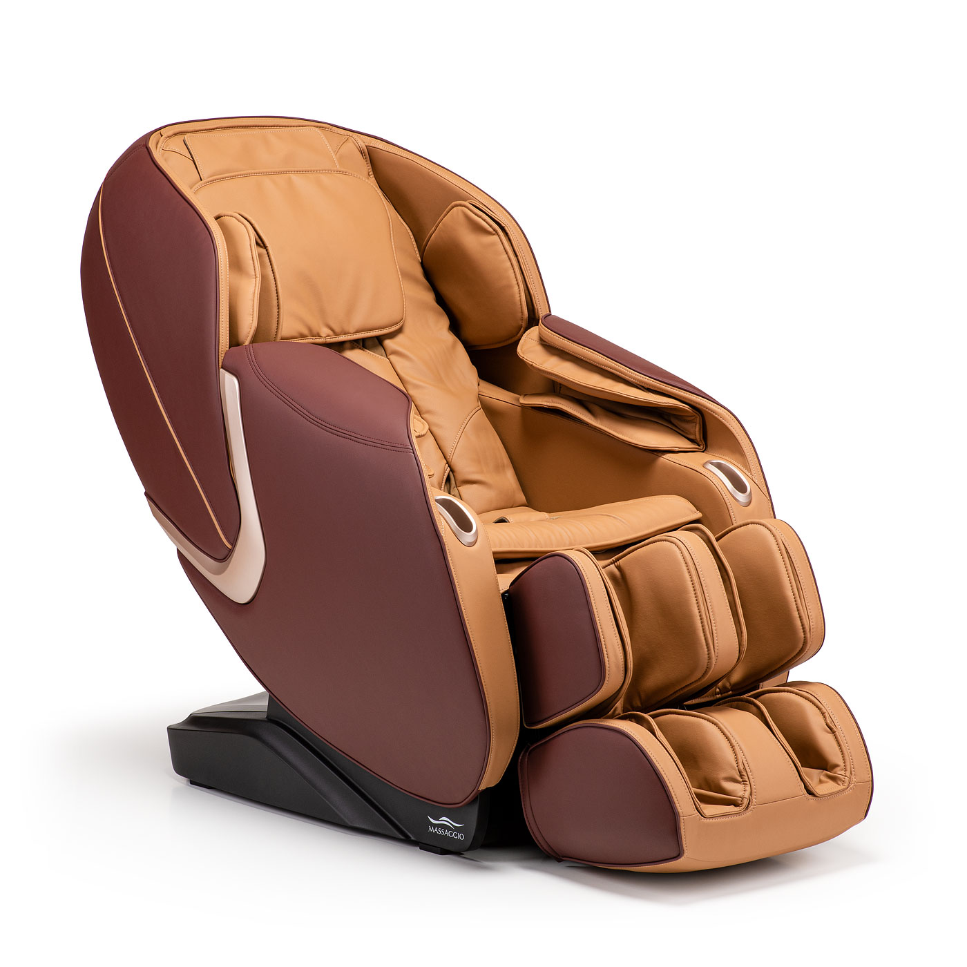 Massage stol med fodmassage og Zero Gravity – Eccellente II PRO – Caramel