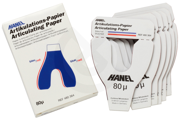 Artikulationspapper, U-format, 80 MC -72 st. – HANEL
