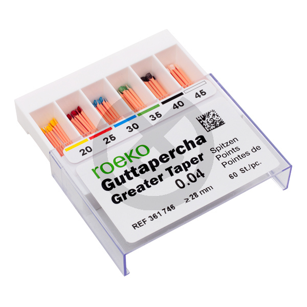 Guttaperkaspetsar, taper Guttaperkaspetsar, taper