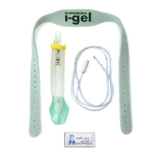 Larynxmask i-gel O2 kit – Stl 3 30-60kg m sugkanal – 6 st