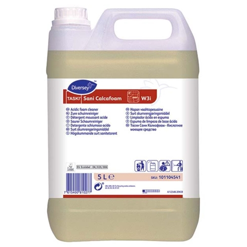 Sanitetsrengöring Sani Calcafoam – 5L pH=2 oparfymerad – 2 st