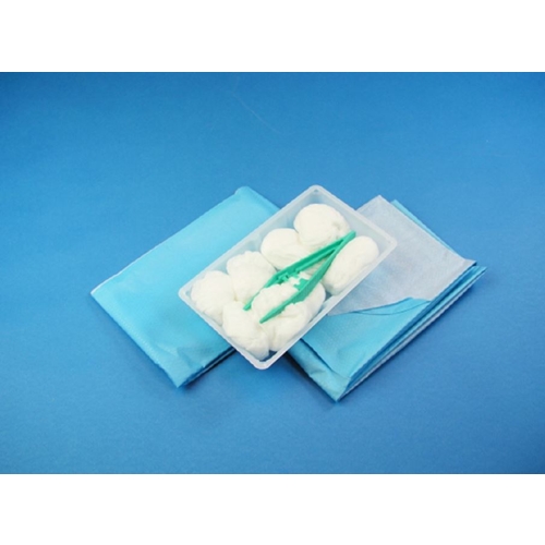 Tvättset nonwoven Mediplast – 8st Ø50mm pincett tråg duk – 18 st
