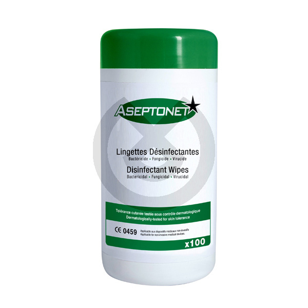 Aseptonet våtservetter EN 14476 – STERIDIS
