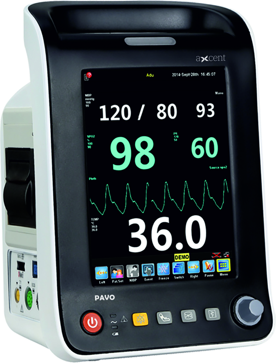 Monitor för vitalparametrar – Axcent Pavo 8.4″