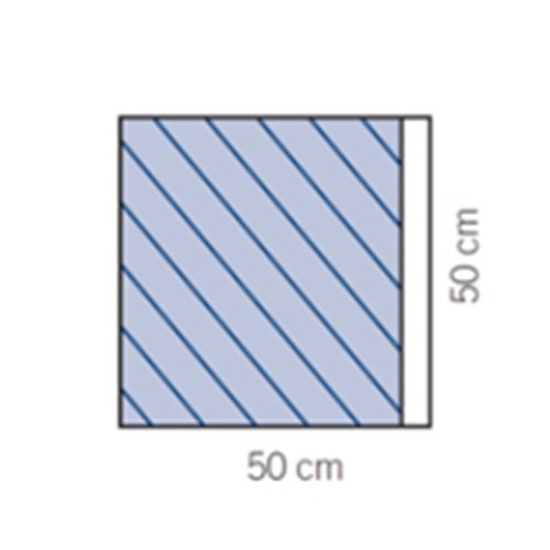 Op handduk häftande evercare – 50x50cm – 30 st