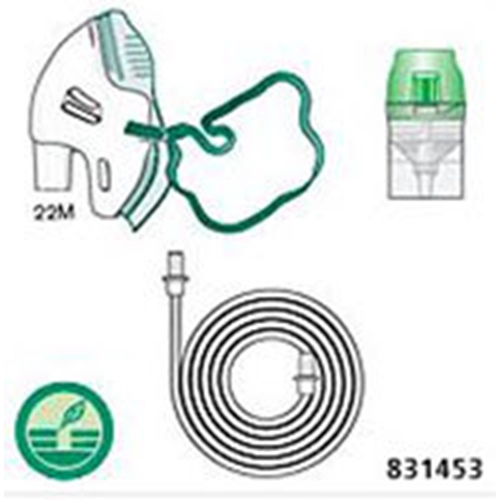 Nebulisator Cirrus 2 – vuxenmask o slang – 30 st