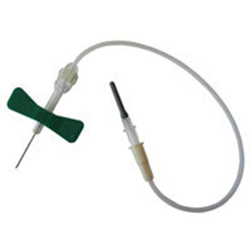 Venprovset VACUETTE Safety – 0,8x19mm 30cm grön u hållare – 50 st