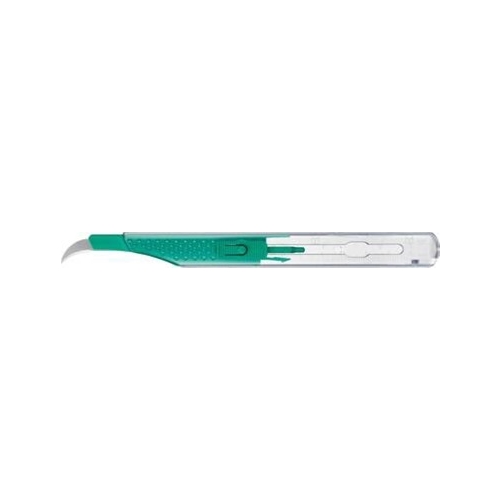 Kniv sutur 6,5cm m plastskaft – M säkerhetsskydd – 10 st