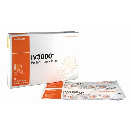 Venkateterförband Opsite IV3000 – 11x14cm PICC slits – 25 st