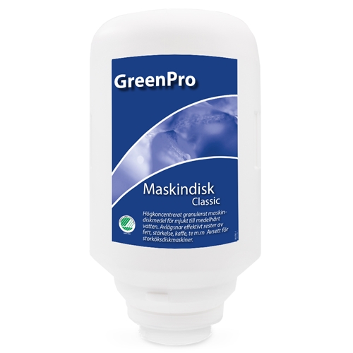 Maskindiskmedel GreenPro – 4kg Maskindisk Classic Svanen – 4 st