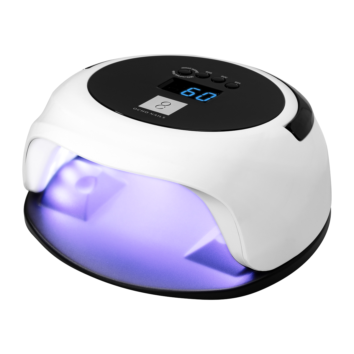 Ocho Nails LED UV-lampa X2 75W vit