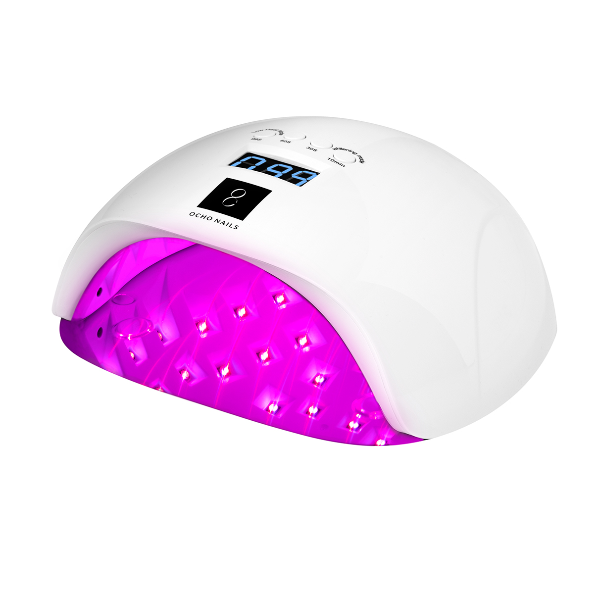 LED UV-lampa OCHO NAILS X13 Plus 65W rött ljus vit ccc