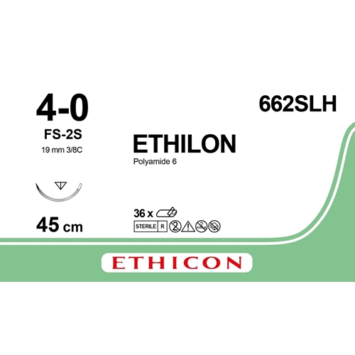 Sutor Ethilon 4-0 662SLH – 45cm stl S FS-2S – 36 st