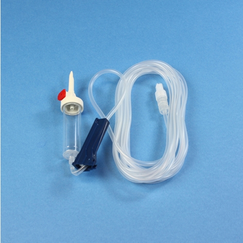 Infusionsaggregat med luftning – 180cm 3vkr DEHP-fri – 100 st