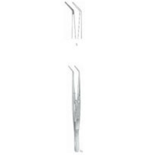 Pincett böjd spets – 15cm cotton plier