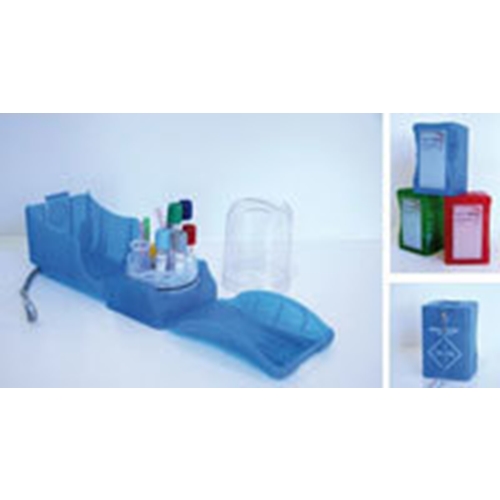 Förvaringsbox BD Hemobox IV – röd för 7 Vacutainer rör