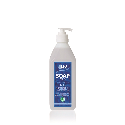 Mild handtvål 4i1 Liv  – 600ml m pump oparfymerad
