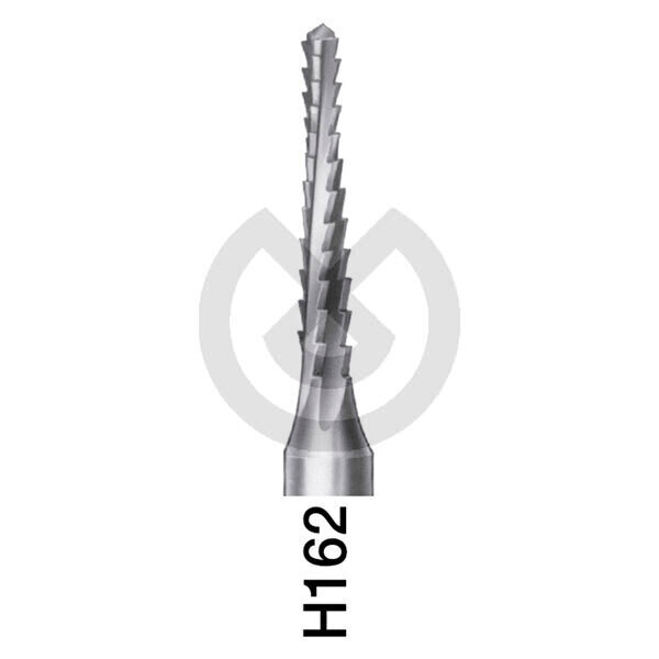 Tandade Lindemann volframborr, modell H162, aktiv del 9 mm Tandade Lindemann volframborr, modell H162, aktiv del 9 mm