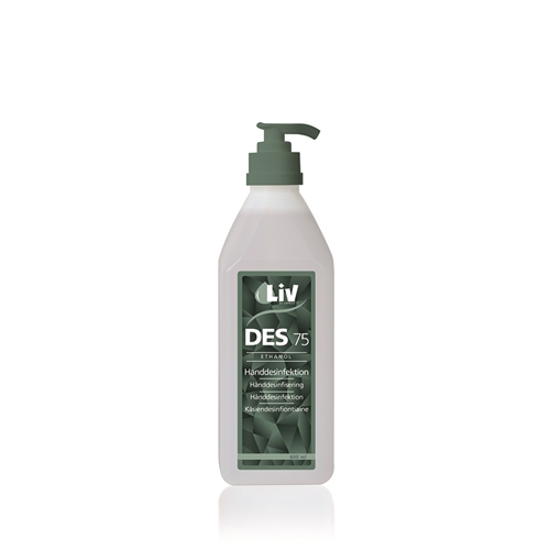 Handdesinfektion Liv 75% – 600ml m pump