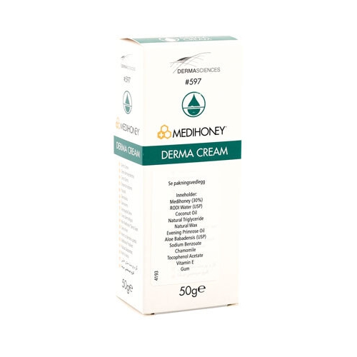 Sårkräm Medihoney Derma creme – 50g tub 30% honung
