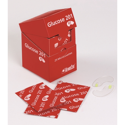 Kuvett Glukos HemoCue 201 RT – 25stx4  enstycksförp – 100 st