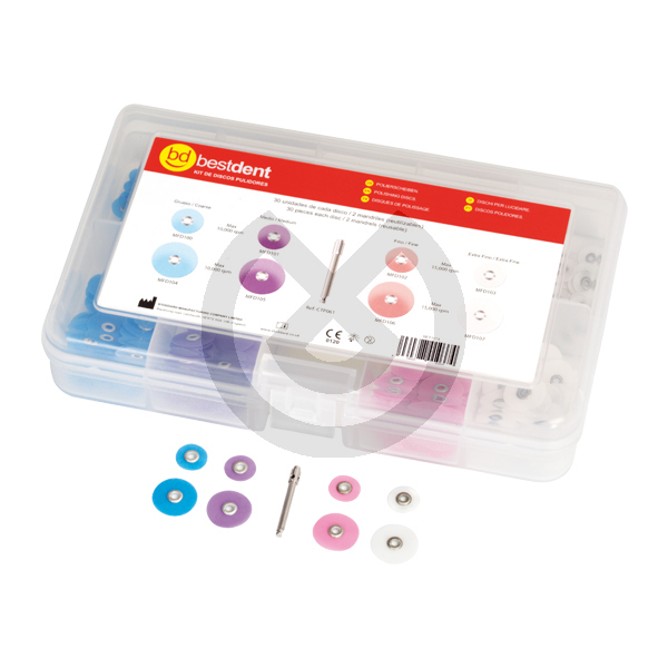 Uppsättning polertrissor Ø10 och 14 mm – BESTDENT