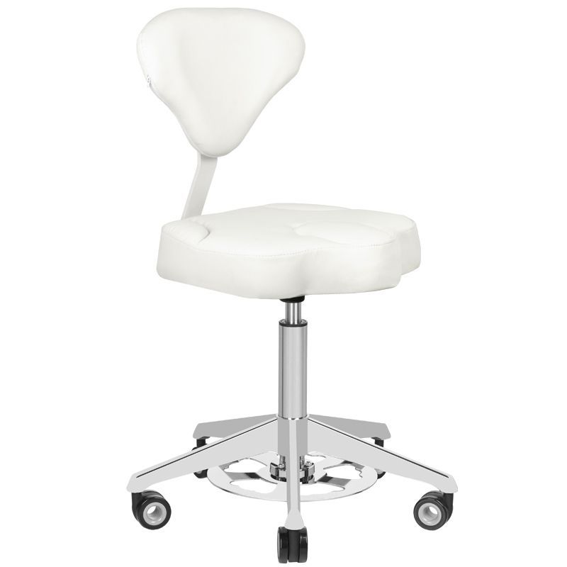 Arbetsstol med ryggstöd – Fotmanövrerad – Azzurro 156F Bump-Up