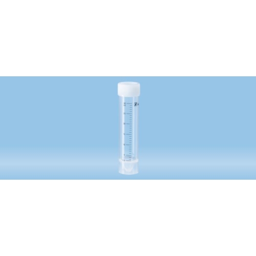 Rör konisk botten med skruvlock – 30ml D25xH107mm PP sterilt – 50 st