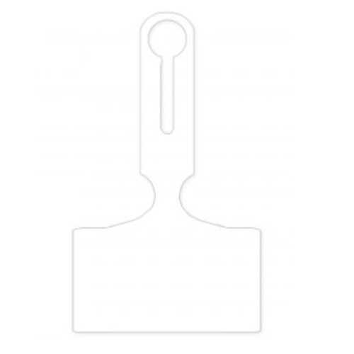 Etikett engångs till trådkorg – 206x110mm vit – 250 st