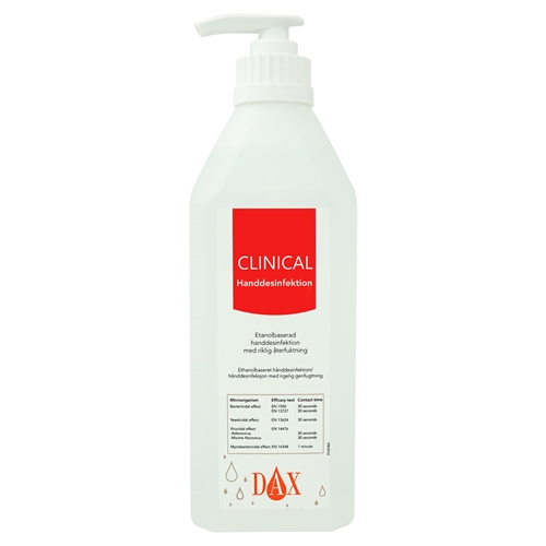 Handdesinfektion Dax Clinical 75% – 600ml m pump