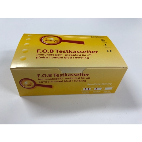 Test feces-Hb Analyz F.O.B – testkassett tillbehör testkit – 20 st