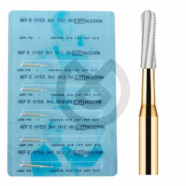 Karbidborr för metallborrning, cylindrisk FG 012 – DENTSPLY MAILLEFER