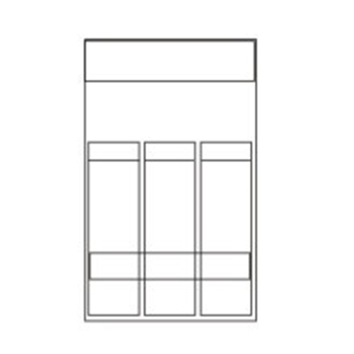 Instrumentficka – 47x24cm – 100 st