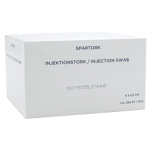 Injektionstork spar/celltork – 4×5,5cm natur – 250 st
