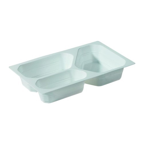 Form GN 1/4 PP Duniform – 263x161x45mm 3-fack vit – 225 st